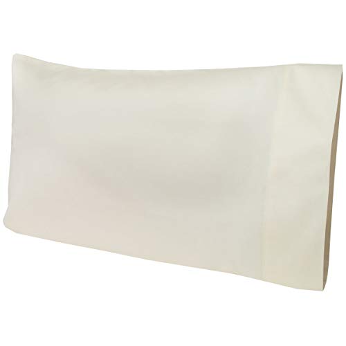 AB Lifestyles 14x21 Pillowcase 100% Cotton Perfect for MyPillow Go Anywhere Pillow Travel Size, Toddler Size Pillowcase 14x21 Color: Ivory (Made in The USA)