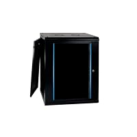 Netzwerkschrank 19 Zoll 15HE I 450 mm Tiefe I Serverschrank Schwarz – Ansicht 6