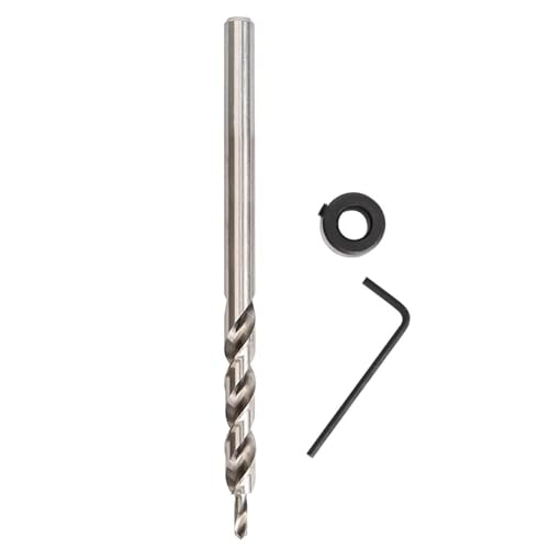Broca escalonada de 9,5 mm HSS con revestimiento de titanio con profundidad Stop Collar