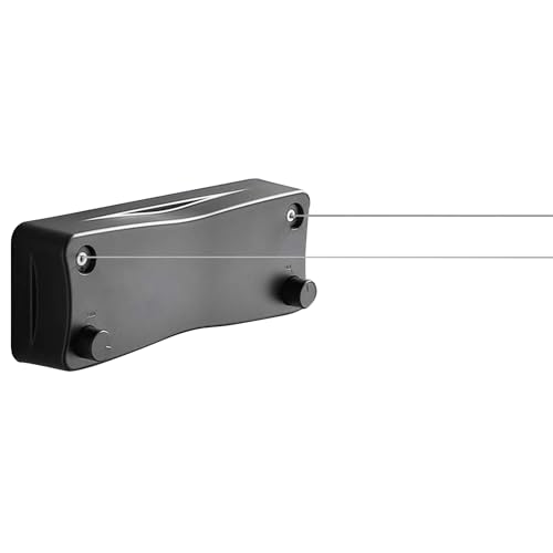 Felenny Tendedero extensible de pared doble, ideal para habitaciones pequeñas y balcones, secadora de acero inoxidable con soporte de pared