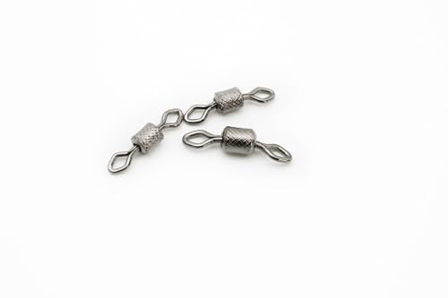 200 piezas swiveles de acero inoxidable para pesca miniatura 7