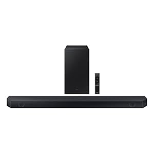 SAMSUNG HW-Q600C 3.1.2ch Soundbar w/Dolby Audio, Q-Symphony, Adaptive Sound, HDMI eARC, Game Mode Pro, Bluetooth, Acoustic Beam, Tap Sound