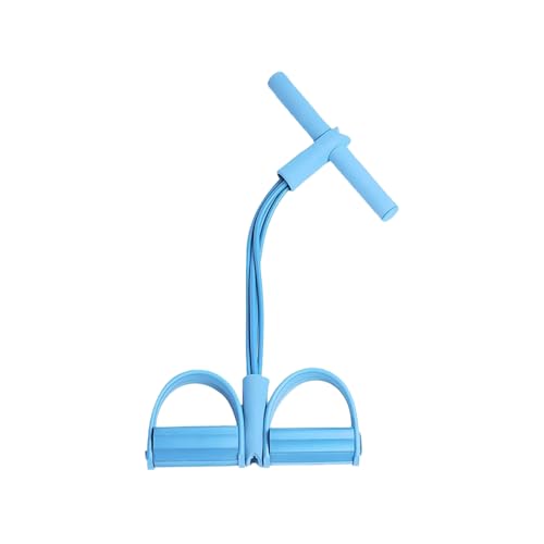 Bandas de Resistencia para Ejercicio - Tensor de Pedal para Entrenamiento - Elástico De 4 Tubos para Estiramiento Tobillero para Yoga, Deporte,...