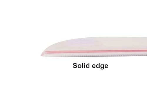 YESSART Envelopes quadrados de plástico transparente de 17 x 17 cm, suporte de armazenamento de estê