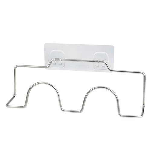 lvifloae Wall Mounted Stainless Steel Shoe Rack with Hooks Metal Wall Mounted Shoe Organizer for Walls RV Door Hanging Shoe Organizer