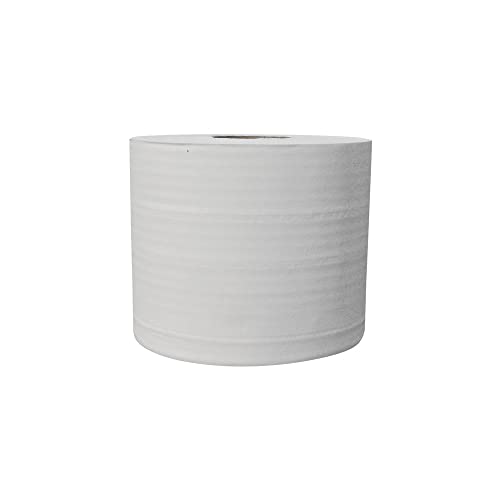 Essuie-main bobine en pure ouate de cellulose double épaisseur blanc pur