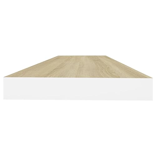 Étagères murales flottantes pour optimiser les petits espaces avec style chêne blanc - 8