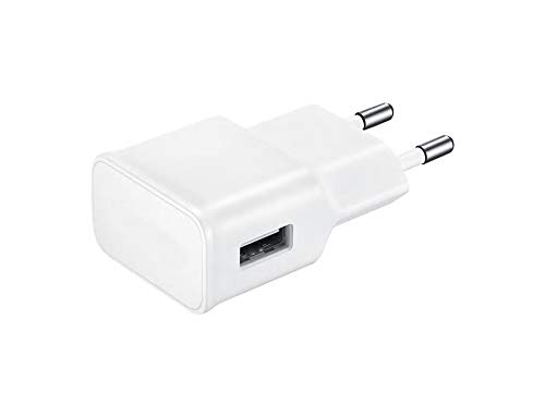 Appacs Cargador adaptador de pared, carga rápida: USB 5 V, 2 A, 9 V, 1,67 A, enchufe de la UE, con tecnología de carga rápida, compatible universal, color blanco Cover