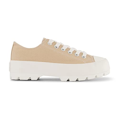 CUSHIONAIRE Women's Vasco Low top Canvas Sneaker +Memory Foam4