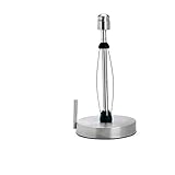 Kamenstein 5204110 Perfect Tear Patented Countertop Standing Stainless Steel Paper Towel Holder, 13-Inch, Silver