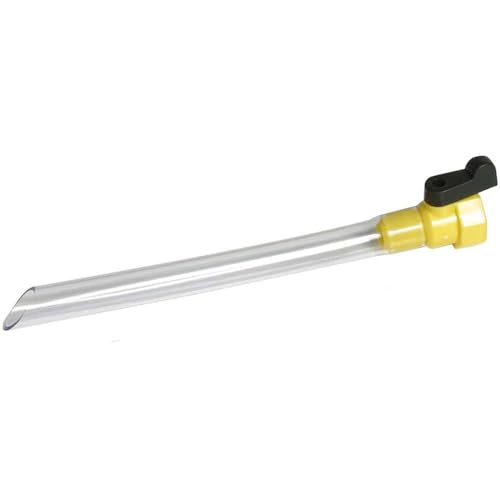 Camco RV Water Tank Filler with Shutoff Valve - Quickly and Efficiently Helps Fill Your Water Tank and Eliminate Line Backflow - Features a 5/8' Tube (40003)