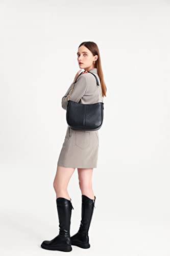 Vintage Tote Bags for Women Stylish Leather Crossbody Hobo Handbags Retro Large Capacity Shoulder Bucket Purse3