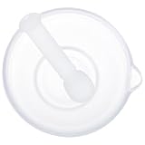 HOUDERCO 玻璃研钵 多機能すり鉢 軽量持ち運び可能 キッチン 薬局 実験室用 薬用すりこぎ付き 安定した平底設計 簡単洗浄可能