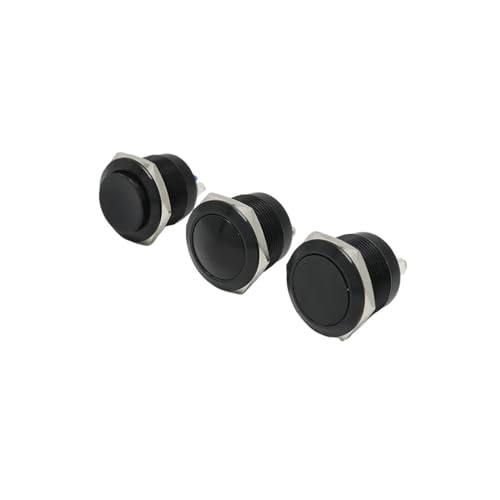 Bouton-poussoir 22mm avec borne à vis électronique étanche pour klaxon et haut-parleur