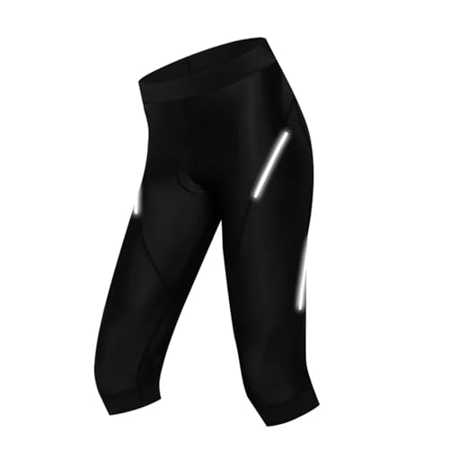 Culote Ciclista,Culote Ciclista Hombre Pantalones cortos de ciclismo for mujer, pantalones cortos ajustados con almohadilla de Gel 4D for bicicleta de montaña, pantalones cortos de ciclismo for descen