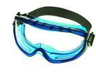JACKSON SAFETY Monogoggle V80 Polycarbonate Safety Goggles Clear Lens - Blue Frame - Indirect Vent - Flexible Frame - 036000-18624 [PRICE is per EACH]
