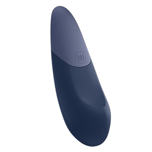 Womanizer Vibe - Vibratore Lay-on per stimolazione clitoridea - Dispositivo per il piacere a vibrazione per adulti con 10 livelli di intensità - Sex toy silenzioso per donne - Blu scuro