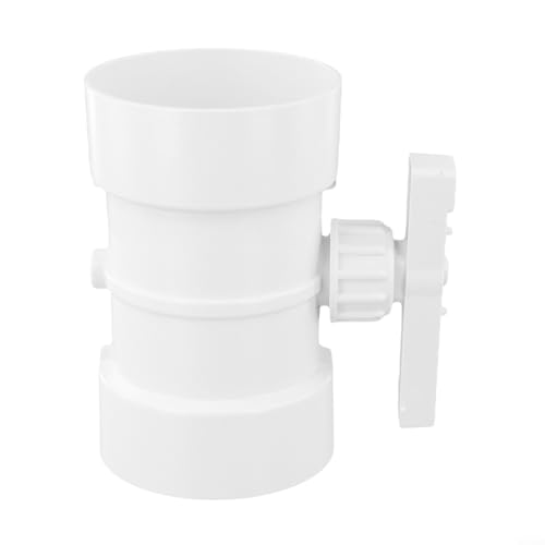 Ajuste manual eficiente de la válvula de control de volumen de aire del PVC para los sistemas de ventilación caseros e industriales (180 mm)