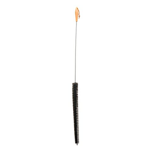 Image of Redecker Dark Goat Hair Radiator Brush with Oiled Beechwood Handle, 45-1 /4-Inches