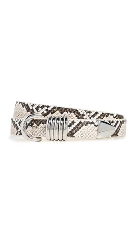 Slim Snake Print Belt by good american