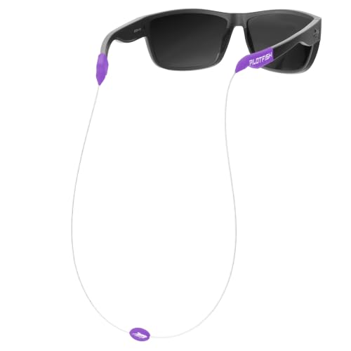 Image of Pilotfish Wire Sunglasses Strap, No-Tail Eyewear Retainer for Glasses, Secure Eyeglass Holder for Sports and Outdoors