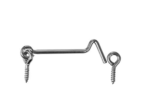 Crochet de contrevent 8x300mm ac. zingué Cover