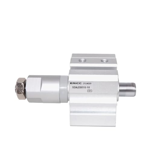 Vérin compact SDAJ25 avec bague de réglage en acier renforcé - 5