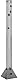 Reality Leuchten LED-Wassersäule R5073-47, Kunststoff klar, titanfarbig, Farbwechsler, 5-er Set Deko-Fische