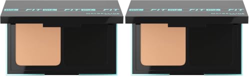 Image of Maybelline New York Ultimate Powder Foundation, Full Matte Coverage, SPF44, 24H Oil Control, Fit Me,Shade 310, 9g (Pack of 2)