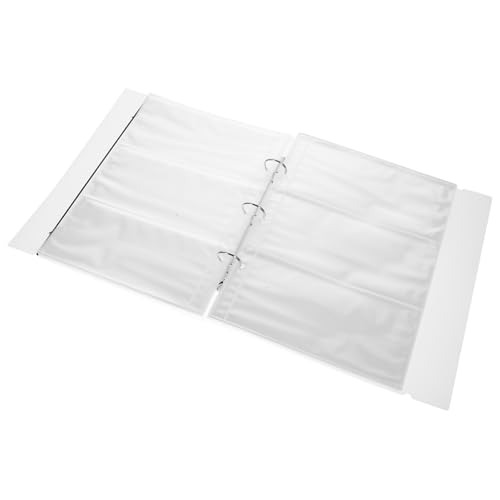 UTHCLO Álbum para Guardar Entradas de Cine y Conciertos Carpeta de Hojas Sueltas Cubierta Mate Capacidad para 30 Páginas 3 Compartimentos por Hoja Adecuado para Organizar Fotos y