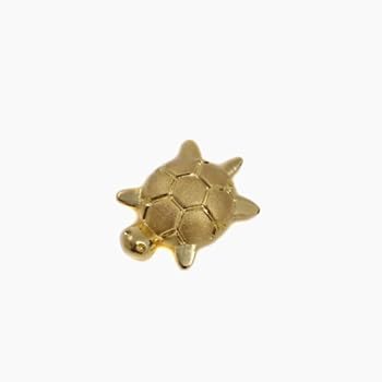 ドーラン亀の形の金色ブローチ ドーラン亀の形の金色ブローチ アクセサリー