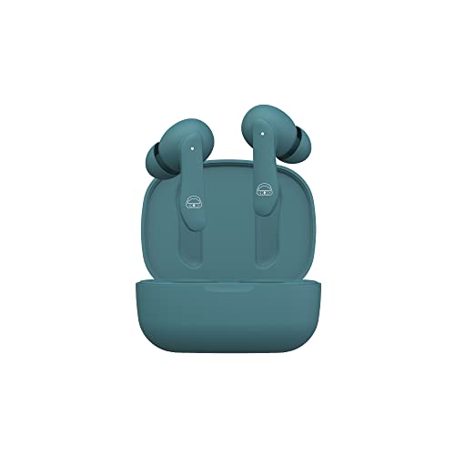 Image of EKKO Earbeats T06 in-Ear Truly Wireless Earbuds with 60H Playtime,10MM Driver, ENC Call Noise Cancellation, Touch Control TWS, with Mic, Massive Bass, IPX4 Water Resistance (T06,Teal)
