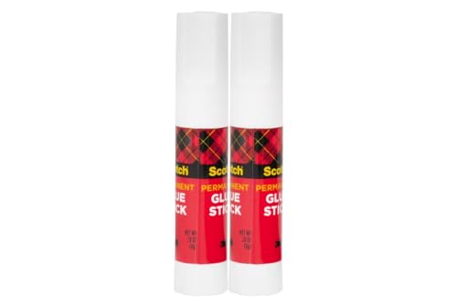 Scotch Permanent Glue Sticks, Acid-Free Non-Toxic Adhesive (2-Pack) – Strong & Fast Bond, No-Mess Application for Paper, Photos, Crafts - image 2