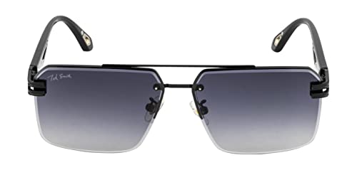 Image of Ted Smith Mens Womens Polycarbonate Uv Protection Metal Pilot Sunglasses