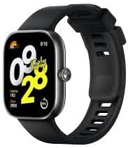 Redmi Watch 4 Smartwatch, 1.97" AMOLED Display, GNSS GPS, Bluetooth Calling, Heart Rate & SpO₂ Monitoring, Sleep Tracker, 20-Day Battery, 5ATM Waterproof – Midnight Black