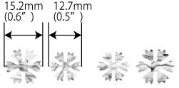 Inlaystickers pour Chevalet de Guitare Acoustique – Snowflakes (4 pièces) – Mélange d’ormeaux BS-220SF-MX - Les Beatles, Paul McCartney, John Lennon, RIngo Starr, George Harrison Inlaystickers pour Chevalet de Guitare Acoustique - Snowflakes (4 pièces) - Mélange d'ormeaux BS-220SF-MX – Image 5