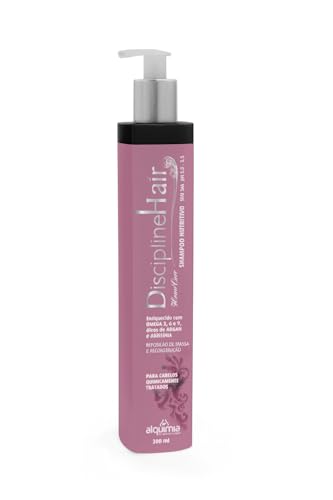 Shampoo Nutritivo Discipline Hair Alquimia Professional 300ml – Para Cabelos Quimicamente Tratados, Hidratação, Brilho e Anti-Frizz