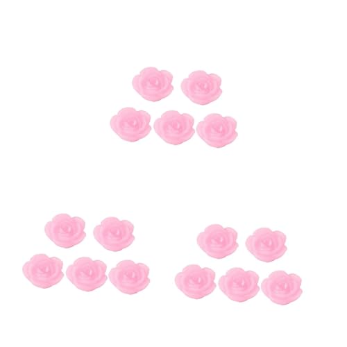 Bougies flottantes rose décoration table de mariage extérieur et bassin de jardin