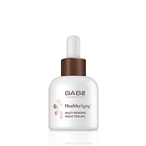 Laboratorios Babé Multi Renovador Sérum Peeling De Noche 30ml | HealthyAging+| Estimula La Renovación De La Piel |Piel Luminosa |Antiedad |Hidratación Profunda| para Todo Tipo de Piel