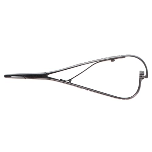 House Brand Dentistry 300247 HSB Mathieu Dental Needle Holder 4.75'' Elastomeric