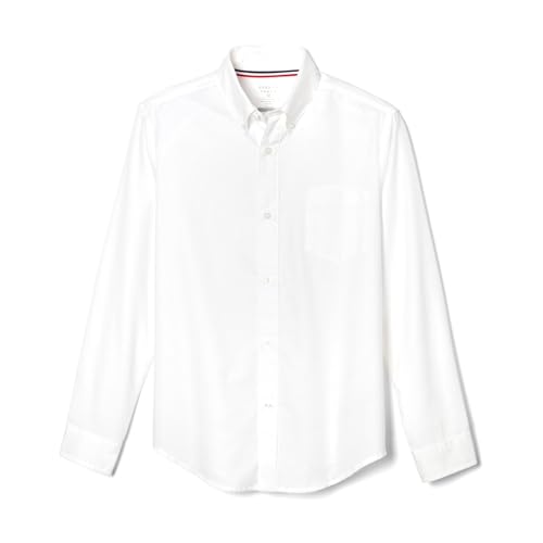Image of French Toast Boys Long Sleeve Oxford Shirt (Standard & Husky) Button Down Shirt