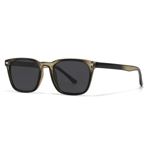 Lunettes de soleil polarisées à rivets polygonaux avec filtre UV400 total