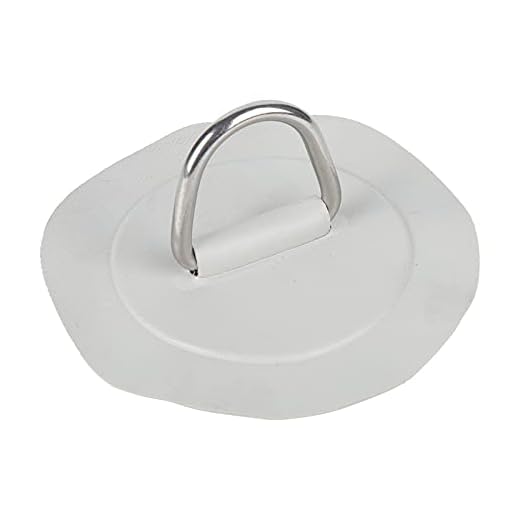 D-Ring-Auflage, 15,2 Cm D-Ring-Auflage, PVC-Edelstahl, für Schlauchboot, Floß, Kajak, Kanu, Surfbrett