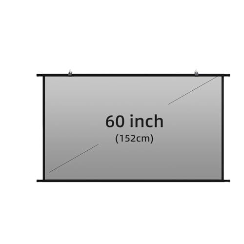 Pantalla de proyector gris anti-luz 60 pulgadas