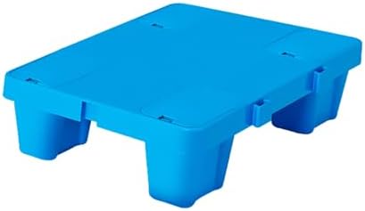 Durable HDPE Plastic Pallet - Stackable Moisture-Proof Industrial Storage Platform for Supermarkets, Garages & Warehouses - 40x40cm/16x16in Floral Mat