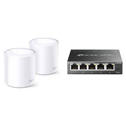 Image of TP-Link Deco X20(2-Pack) AX1800 Whole Home Mesh Wi-Fi System, Next-Gen WiFi 6, Replace Routers and W