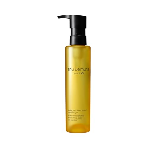 Shu Uemura BotanicOil Aceite Desmaquillante Facial, Aceite a Base de Plantas, Limpiador Facial Calmante, Infusionado con Yuzu Japonés y Aceites Esenciales, Para Pieles Sensibles