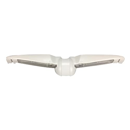 SUSQVHVCK Montaje de la Cubierta de la luz Delantera Apto for Ninebot Mini S Pro Auto-Equilibrio Scooter Accesorios de Montaje de embellecedor Delantero Piezas de Scooter(White Rear)