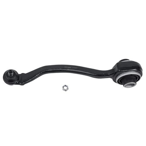Image of Detroit Axle - Front Control Arms Tie Rods for Mercedes-Benz C240 C280 C320 C350 CLK550 CLK500, C32 C55 CLK55 AMG, 2 Lower Rearward Control Arms with Ball Joints 2 Outer Tie Rod End Links Replacement