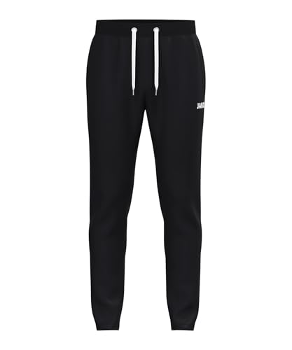 Pantalon de survêtement JAKO noir en coton pour vos moments de détente